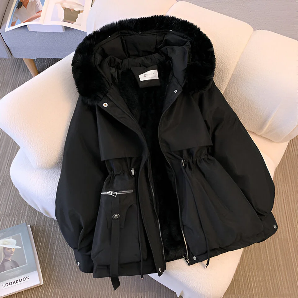 Manteau d'Hiver Élégant pour Femme Style Parka Chaud et Tendance - Image 4