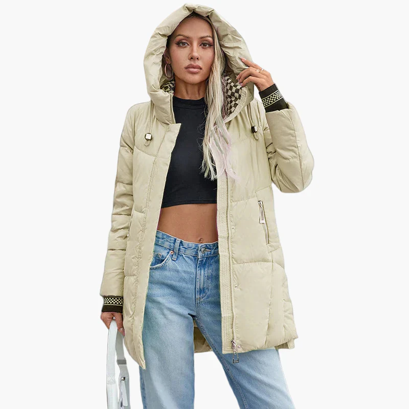 Manteau d'hiver élégant pour femme – Style urbain chaud et tendance - Image 2