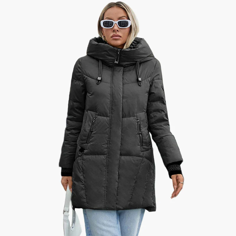 Manteau d'hiver élégant pour femme – Style urbain chaud et tendance - Image 3