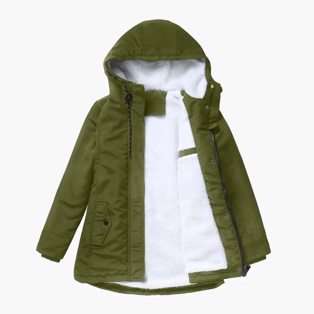 Manteau d'Hiver Femme à Capuche Style Décontracté Chaud pour Extérieur - Image 11