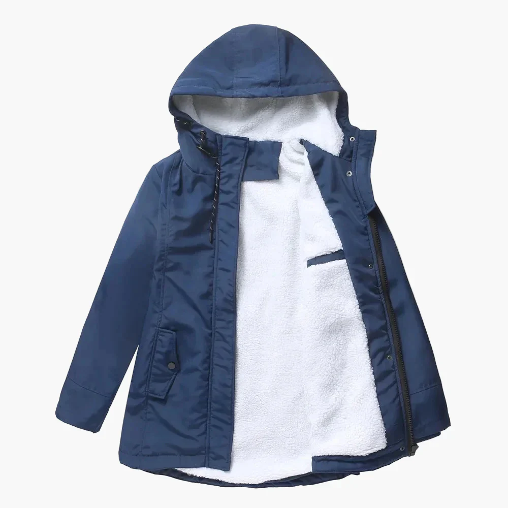 Manteau d'Hiver Femme à Capuche Style Décontracté Chaud pour Extérieur - Image 7