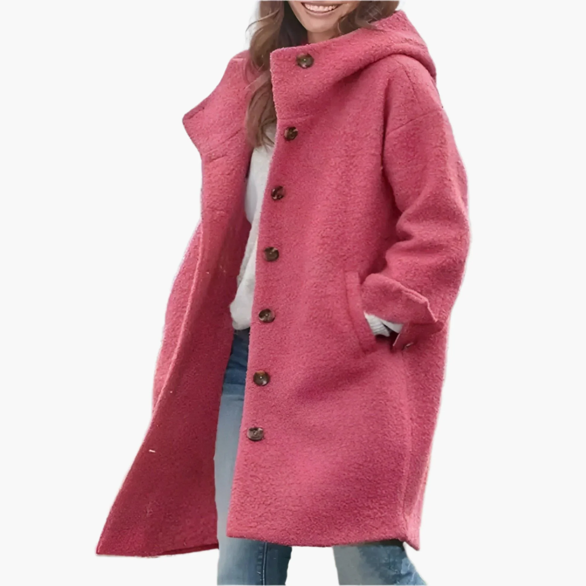 Manteau d'Hiver Femme Élégant Style Oversize Idéal pour Temps Froid et Urbain - Image 4