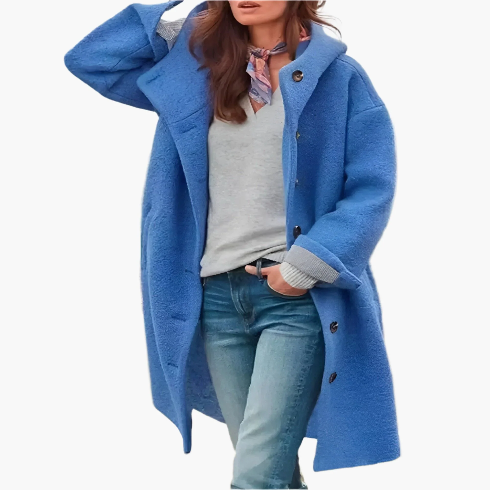 Manteau d'Hiver Femme Élégant Style Oversize Idéal pour Temps Froid et Urbain - Image 5