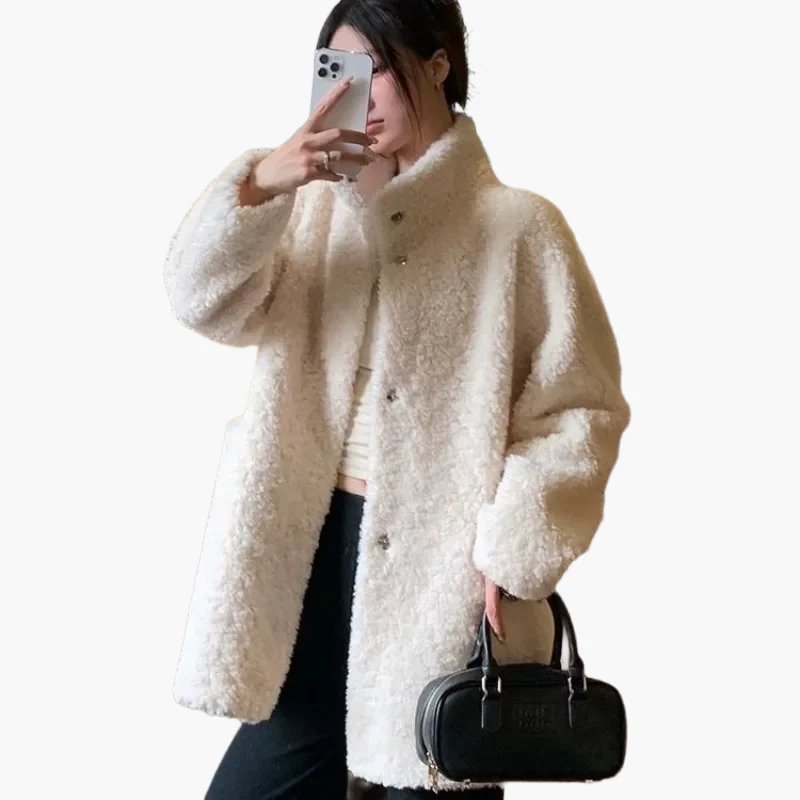 Manteau d'hiver femme style décontracté épais et chaud tendance urbaine - Image 5