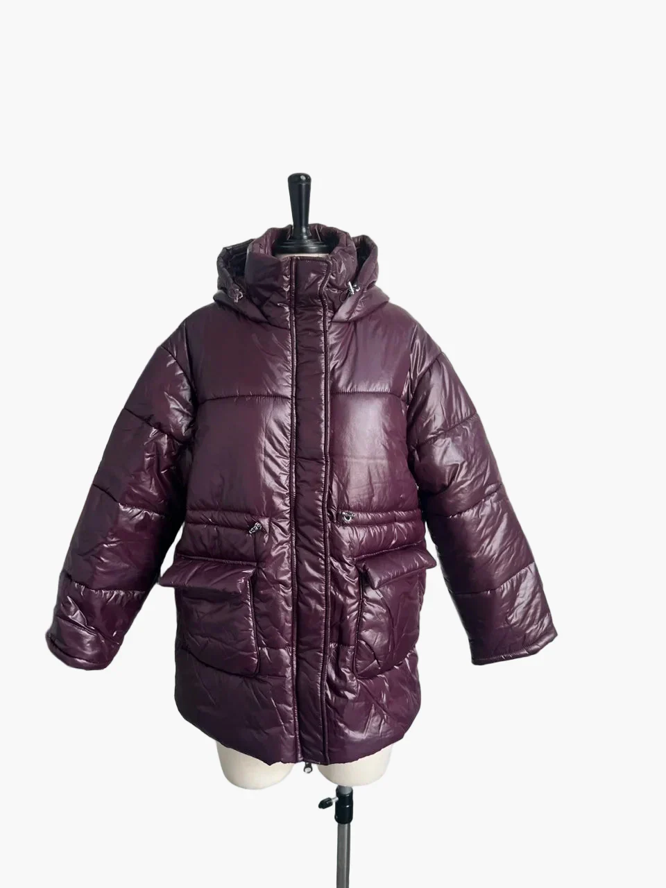 Manteau d'hiver matelassé femme à capuche style urbain chaud et tendance - Image 2