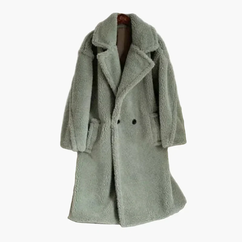 Manteau d'hiver style surdimensionné pour femmes - Élégance urbaine et confort chaleureux - Image 2