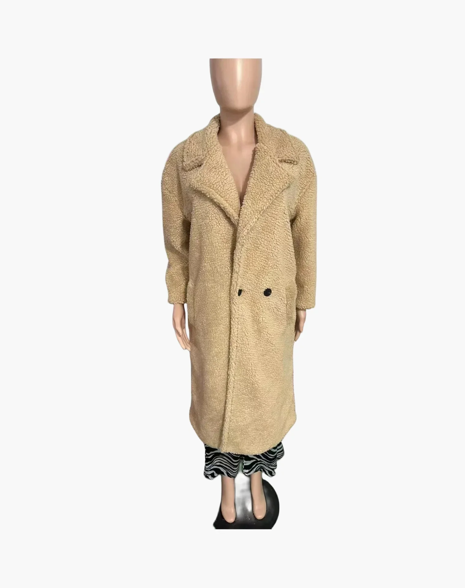 Manteau d'hiver style surdimensionné pour femmes - Élégance urbaine et confort chaleureux - Image 7