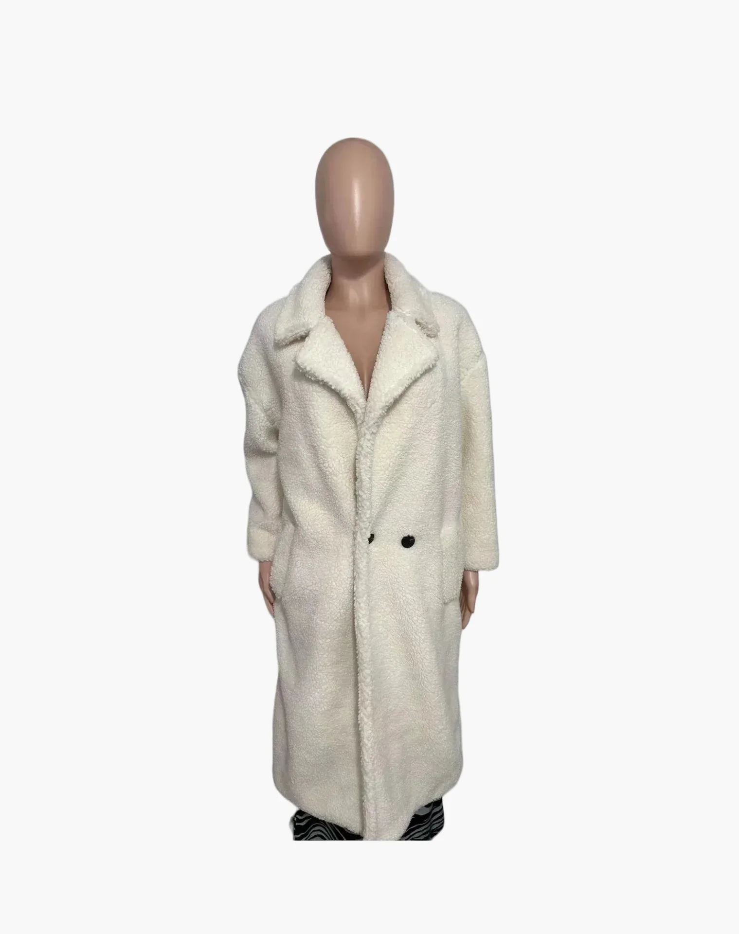 Manteau d'hiver style surdimensionné pour femmes - Élégance urbaine et confort chaleureux - Image 8
