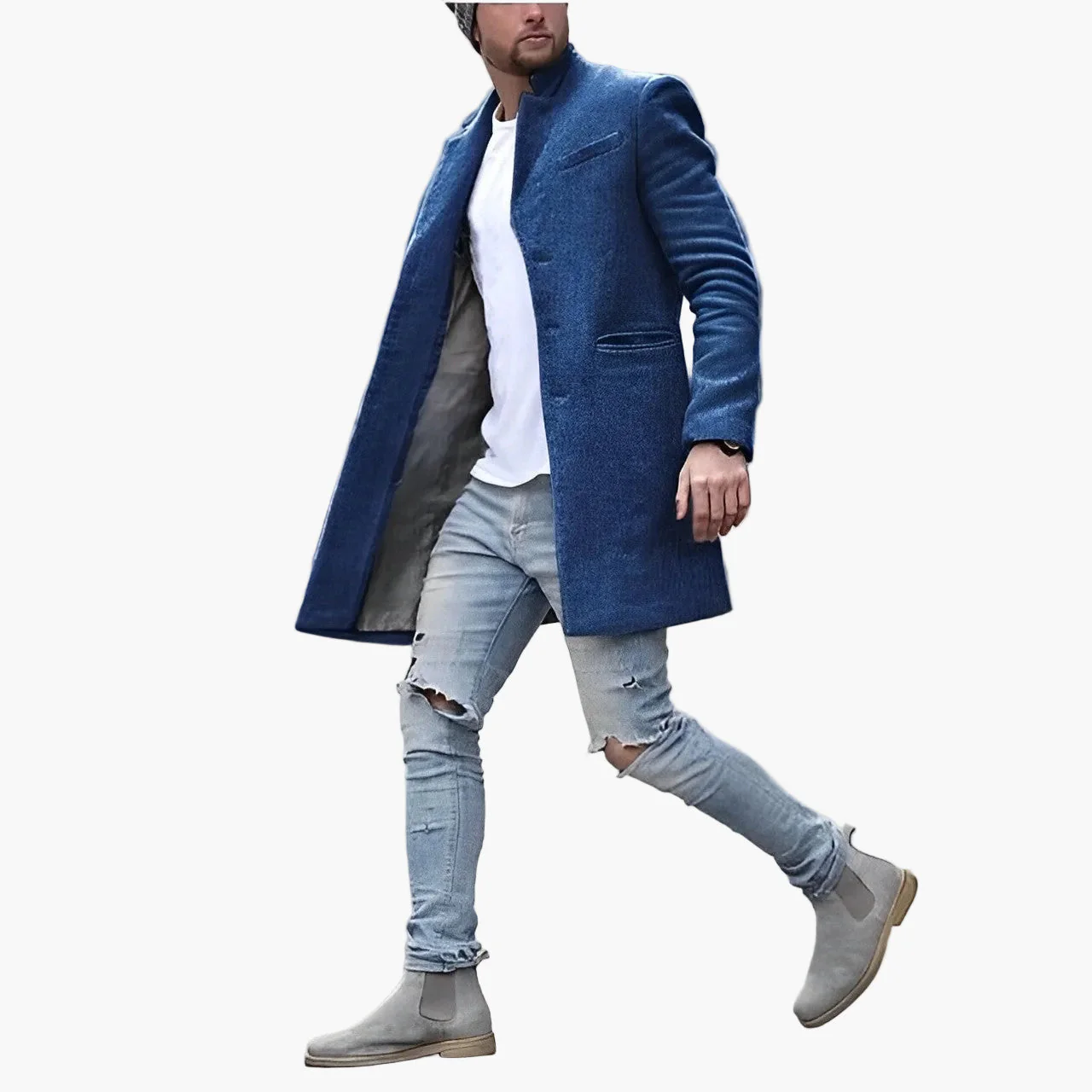 Manteau Homme Élégant Style Moderne Urbain – Idéal Ville et Sorties - Image 4