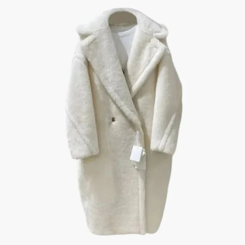 Manteau long ample style urbain pour femme – Élégance décontractée hivernale - Image 6