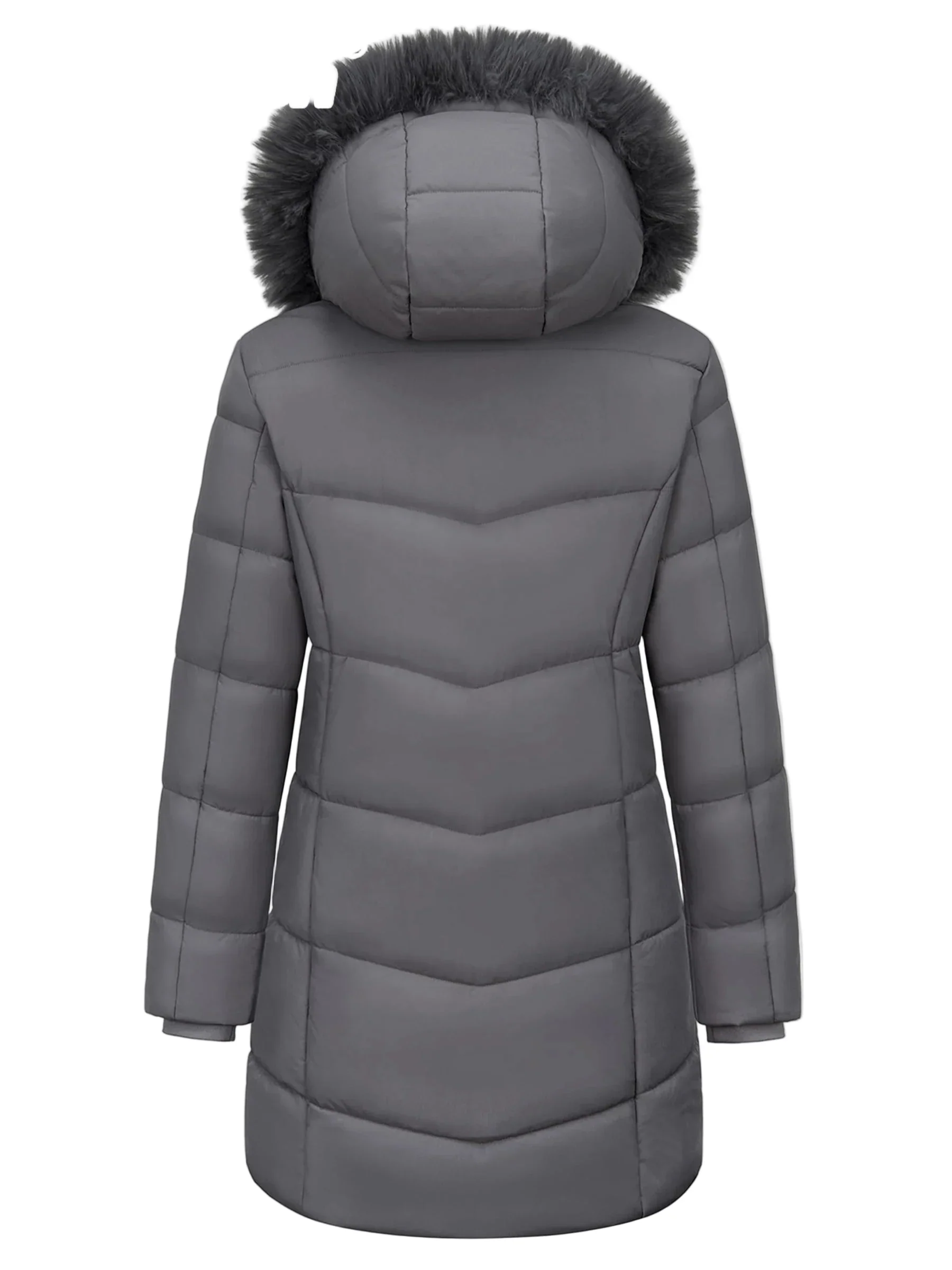 Manteau long doudoune à capuche pour femme, style urbain, usage quotidien et activités extérieures - Image 2