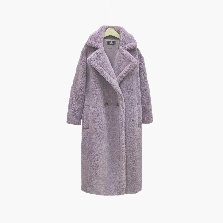 Manteau long femme style urbain élégant – Coupe oversize tendance pour l’hiver - Image 18