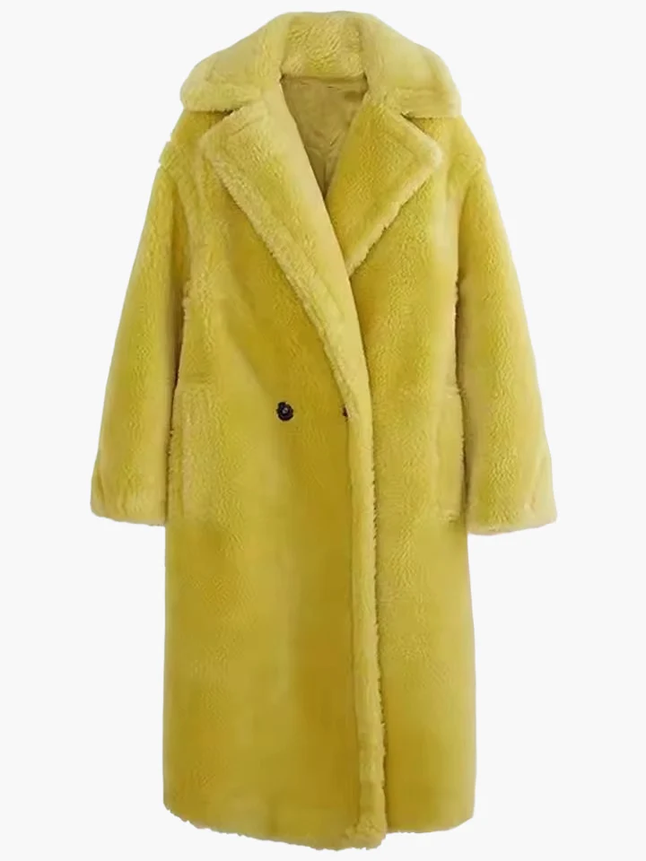 Manteau long femme style urbain élégant – Coupe oversize tendance pour l’hiver - Image 20