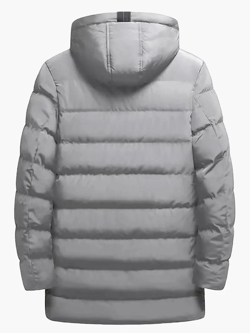 Manteau long d'hiver homme style parka urbaine polyvalente pour usage quotidien et activités extérieures - Image 6
