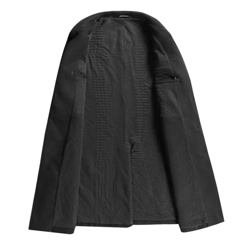Manteau long homme style élégant pour affaires et occasions formelles - Image 5