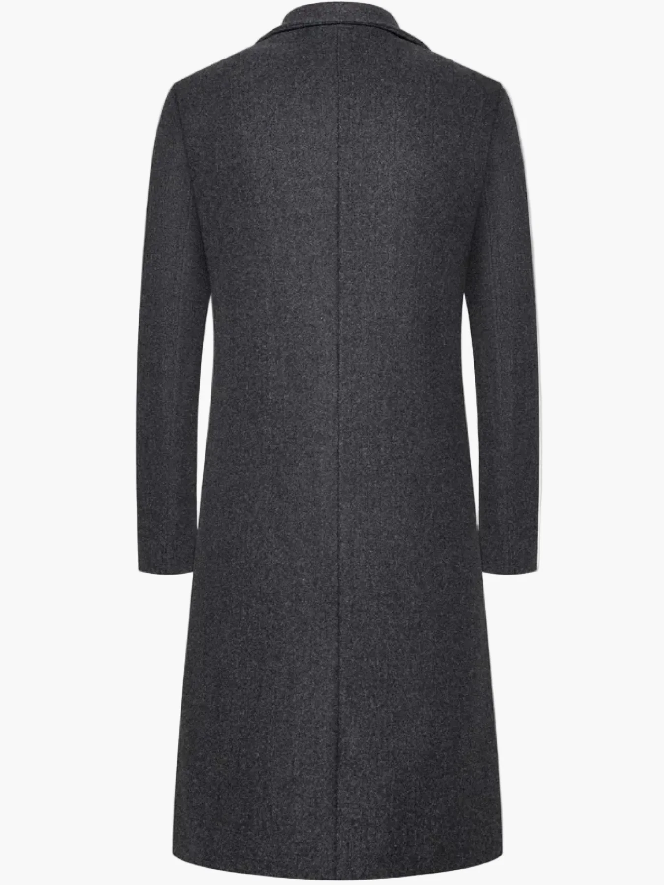 Manteau Long Style Classique Homme Élégant pour Automne et Printemps - Image 6