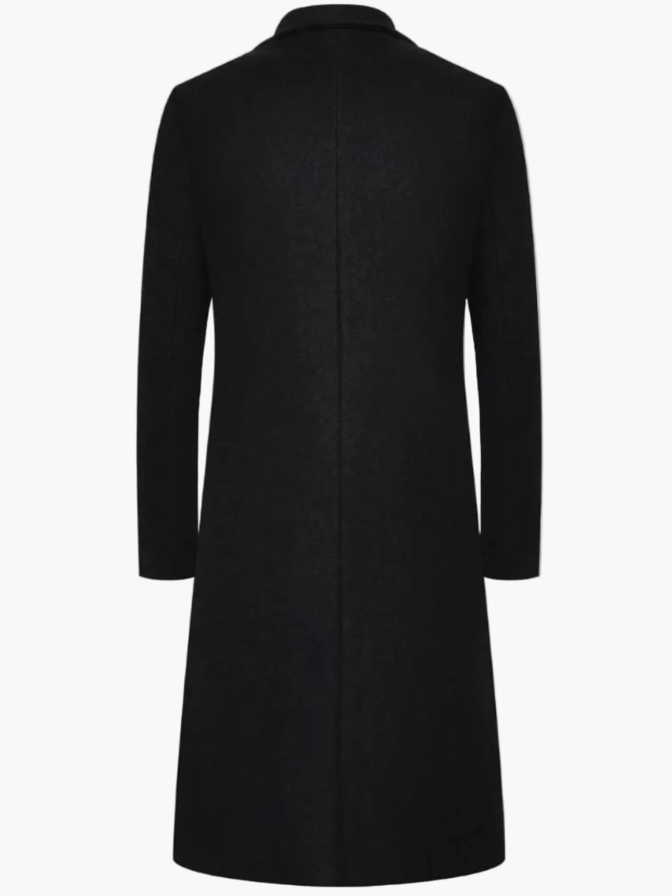 Manteau Long Style Classique Homme Élégant pour Automne et Printemps - Image 8