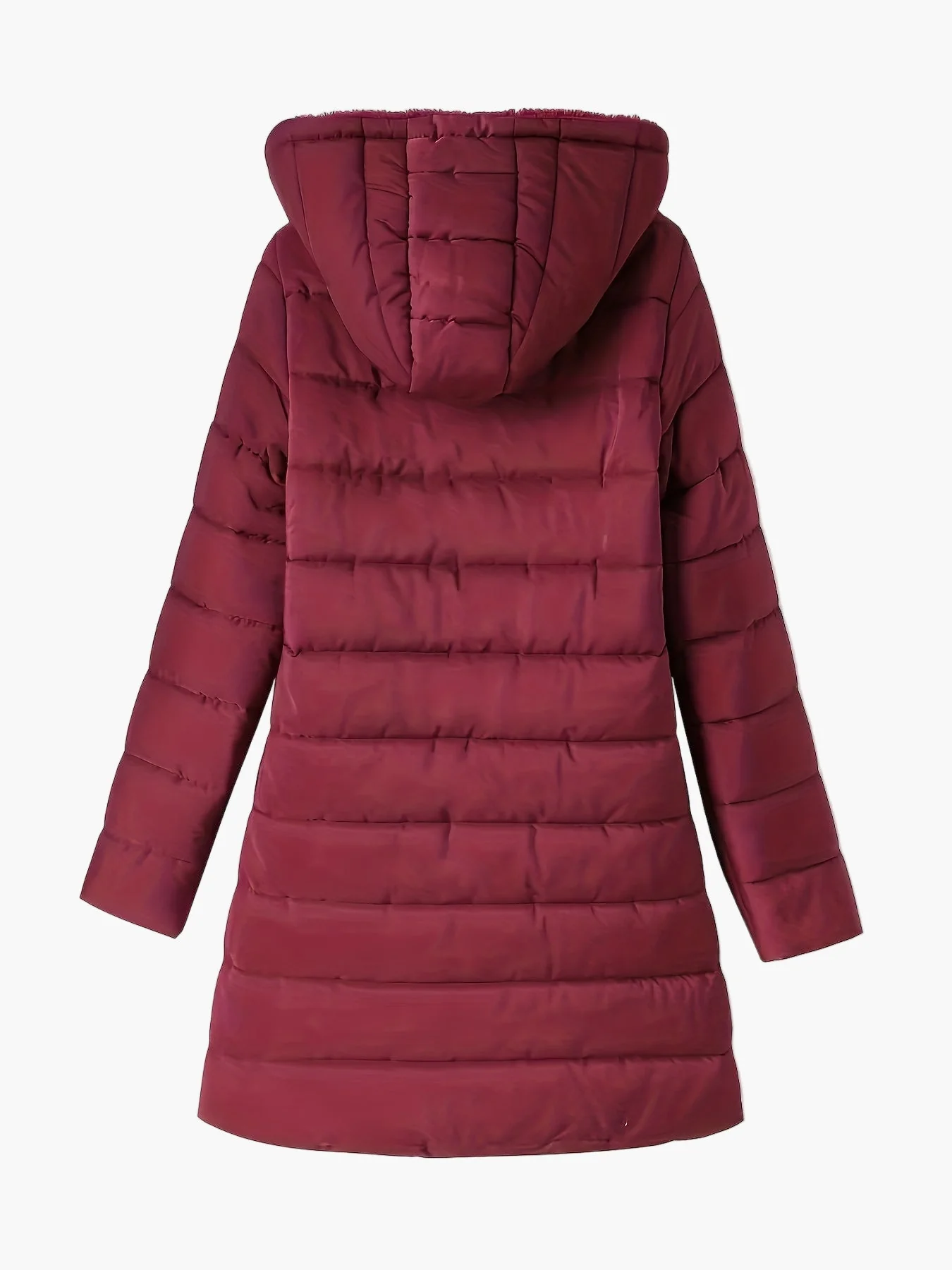 Manteau matelassé à capuche pour femme style urbain chaud - Image 2