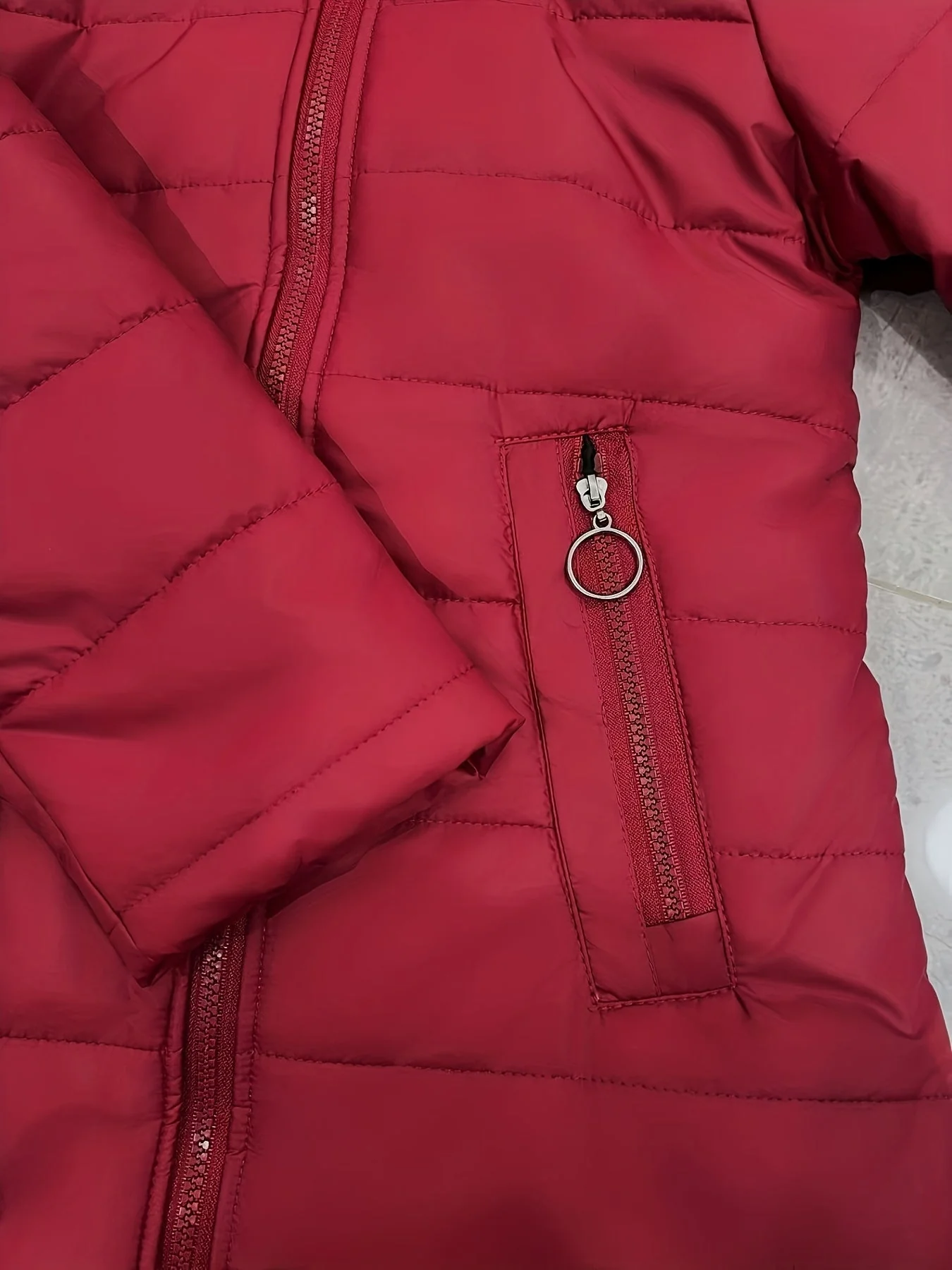 Manteau matelassé à capuche pour femme style urbain chaud - Image 5