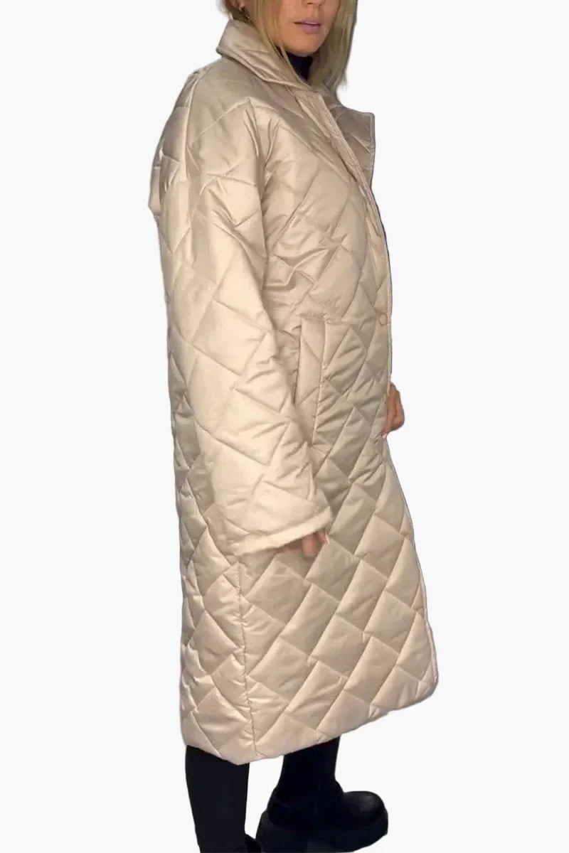Manteau matelassé réversible femme style urbain élégant et tendance - Image 3