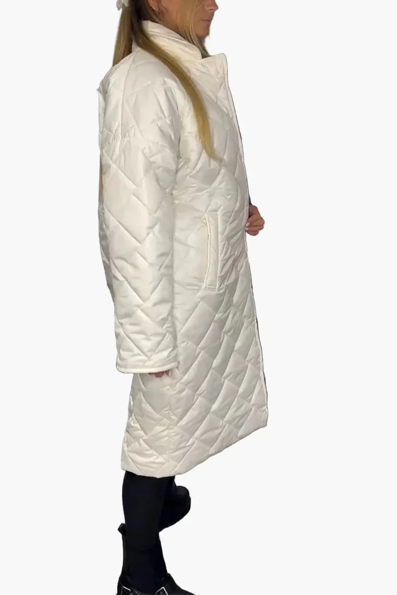 Manteau matelassé réversible femme style urbain élégant et tendance - Image 5