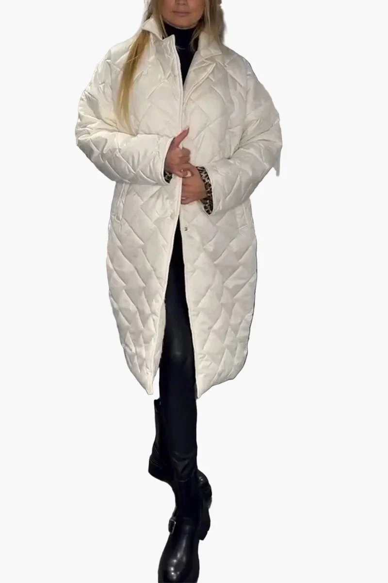 Manteau matelassé réversible femme style urbain élégant et tendance - Image 6