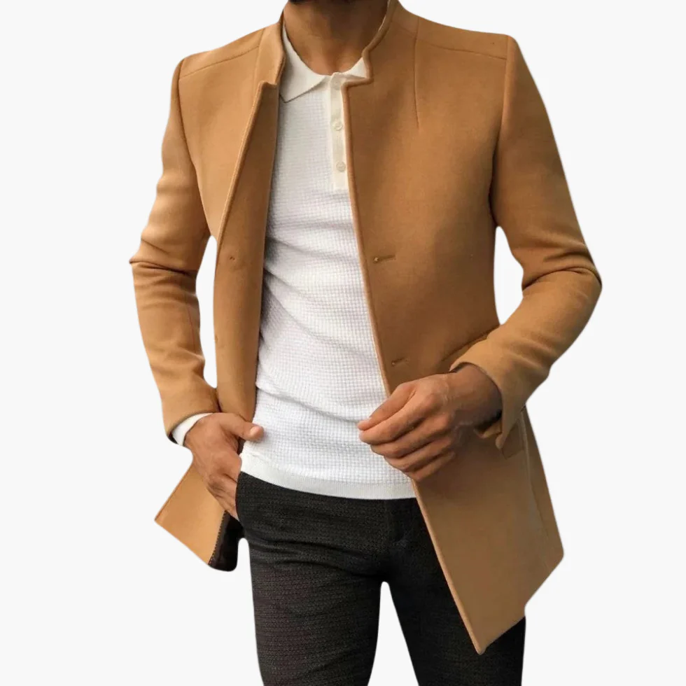 Manteau mi-saison homme élégant coupe moderne style urbain polyvalent - Image 3