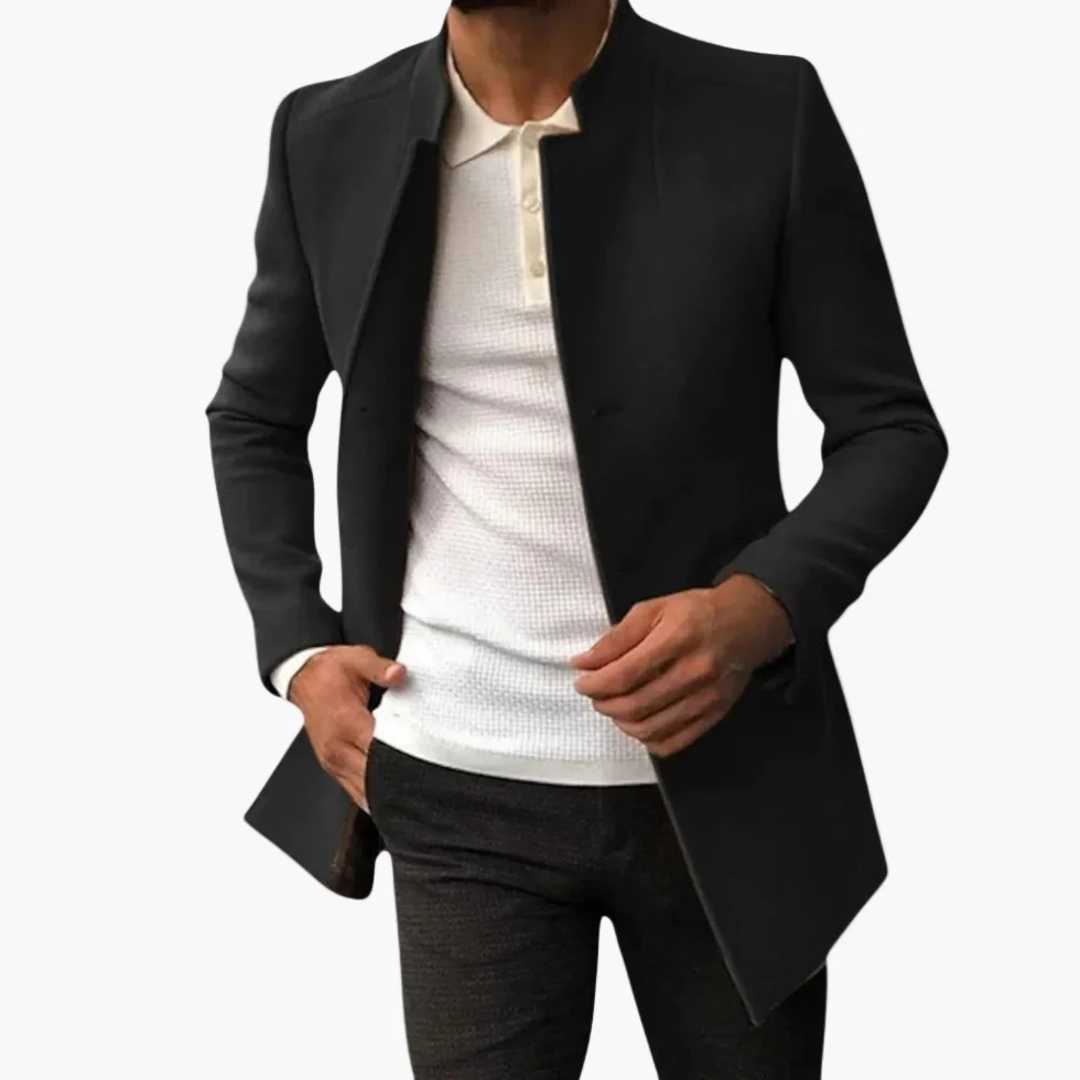 Manteau mi-saison homme élégant coupe moderne style urbain polyvalent - Image 4