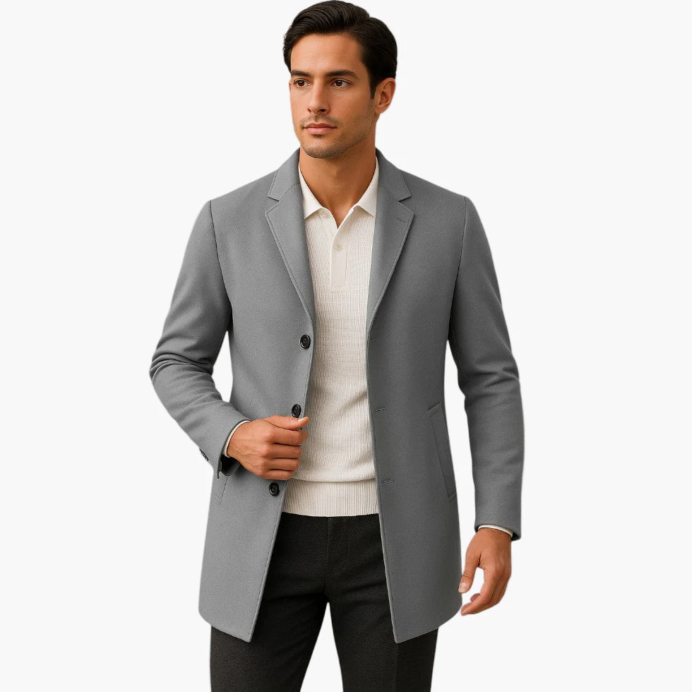 Manteau mi-saison homme élégant coupe moderne style urbain polyvalent - Image 5
