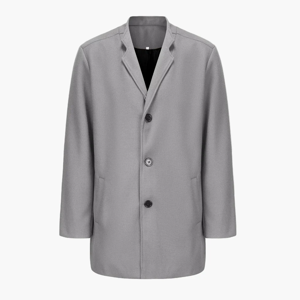 Manteau mi-saison homme élégant coupe moderne style urbain polyvalent - Image 6
