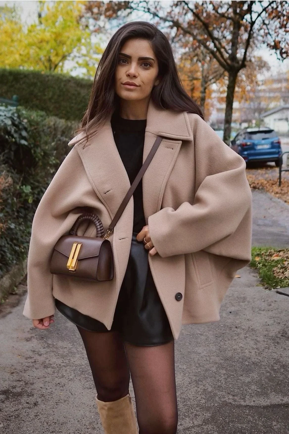 Manteau oversize femme style urbain chic – Idéal pour sorties élégantes et quotidiennes - Image 9