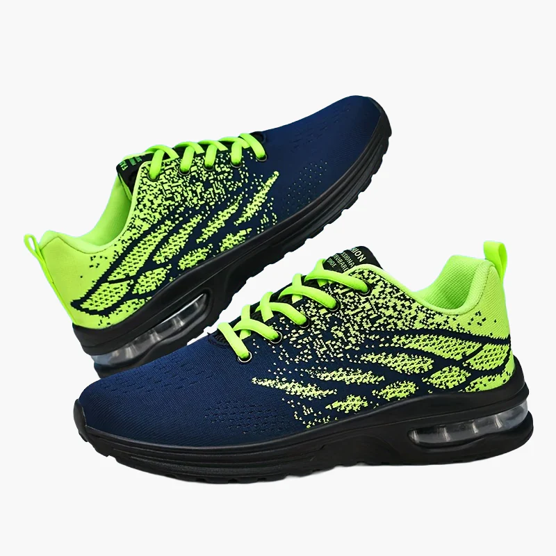 Men's Fashion Casual Lace-up Breathable Knit Sneakers - Image 6
