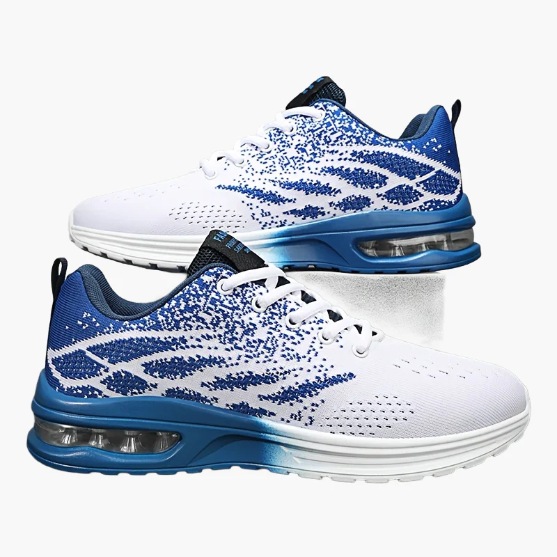 Men's Fashion Casual Lace-up Breathable Knit Sneakers - Image 7