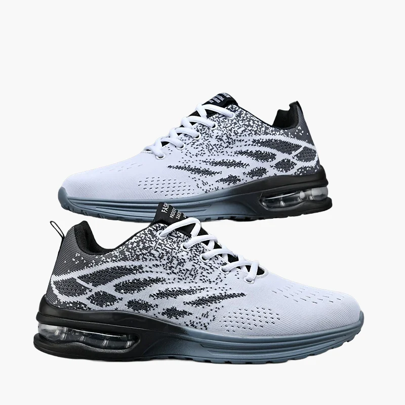 Men's Fashion Casual Lace-up Breathable Knit Sneakers - Image 8