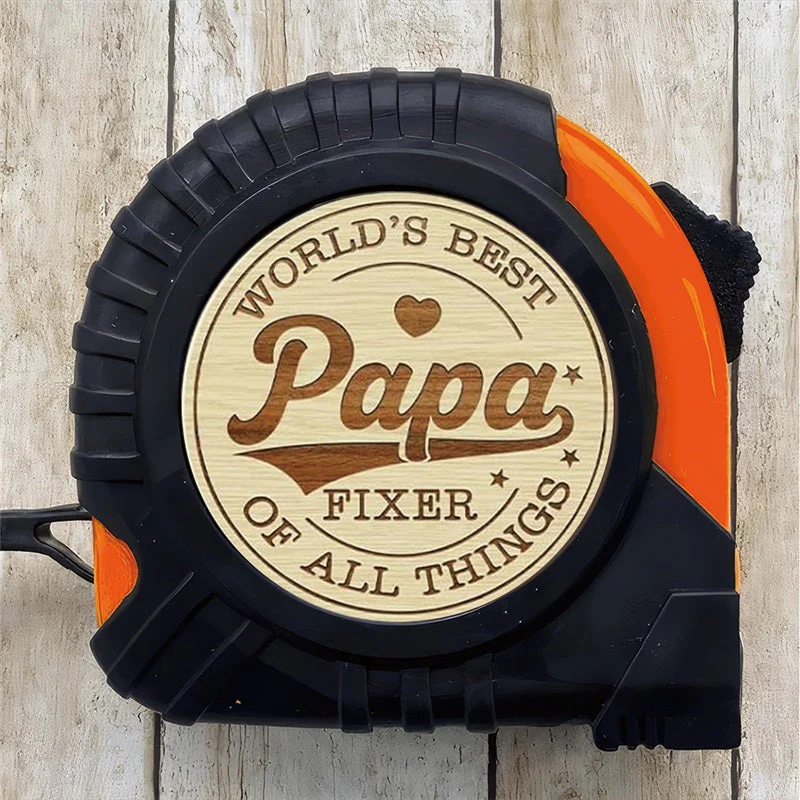 Mètre Ruban Homme – Meilleur Papa, Fixeur de Tout, Cadeau Pratique et Original pour Papa Bricoleur - Image 4
