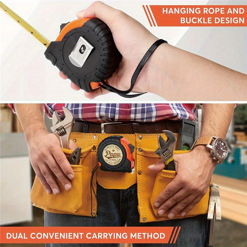 Mètre Ruban Homme – Meilleur Papa, Fixeur de Tout, Cadeau Pratique et Original pour Papa Bricoleur - Image 7