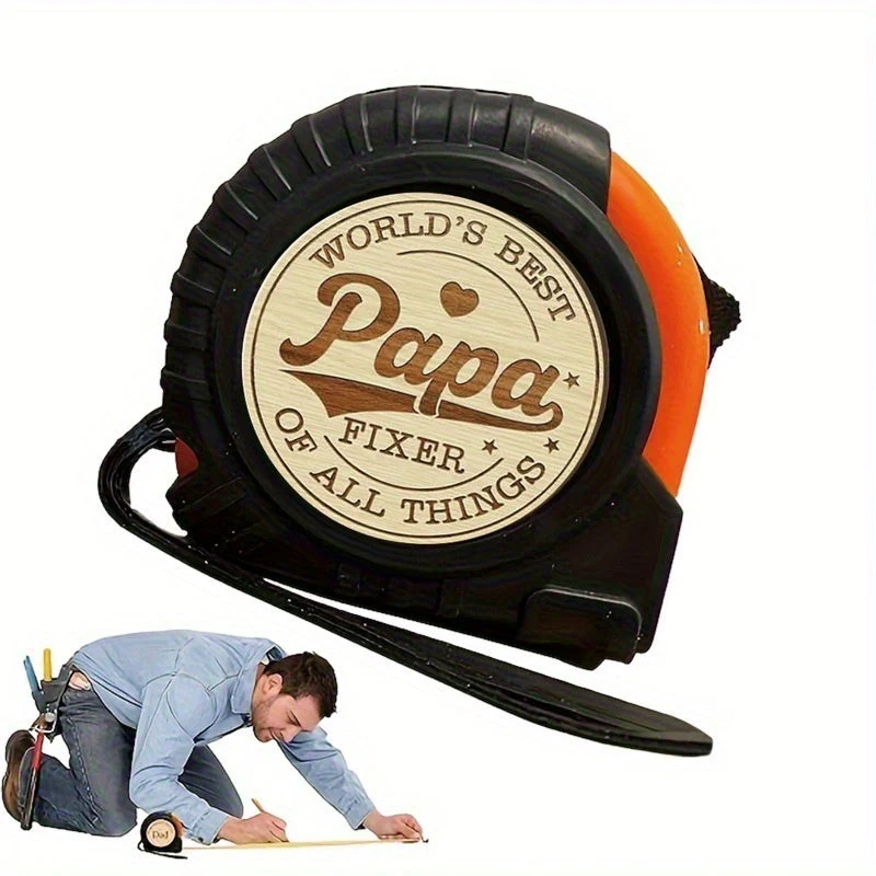 Mètre Ruban Homme – Meilleur Papa, Fixeur de Tout, Cadeau Pratique et Original pour Papa Bricoleur - Image 9