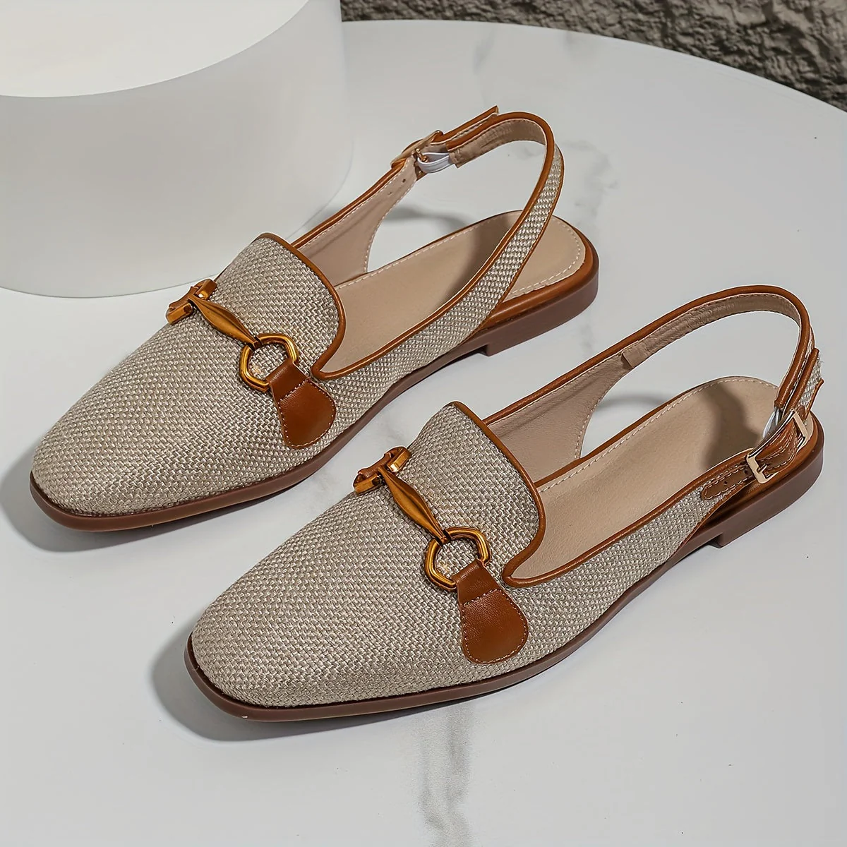 Mocassin slingback femme style décontracté pour l’été - Image 4