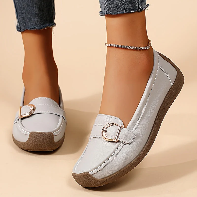 Mocassins décontractés pour femme avec boucle élégante – Style quotidien confortable - Image 2