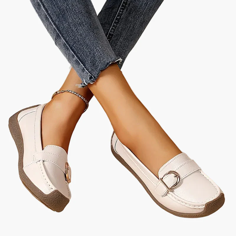 Mocassins décontractés pour femme avec boucle élégante – Style quotidien confortable - Image 4