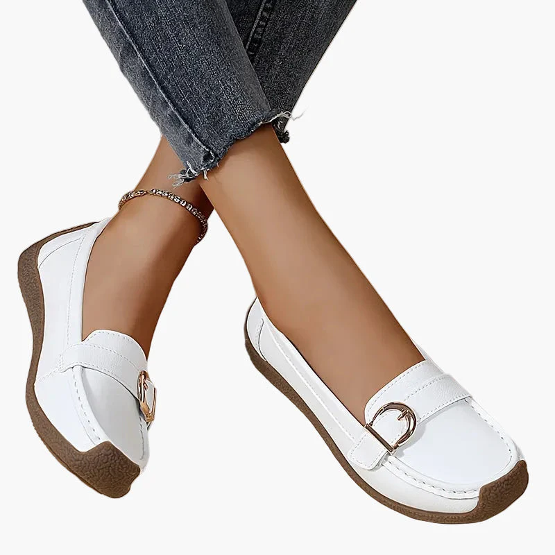 Mocassins décontractés pour femme avec boucle élégante – Style quotidien confortable - Image 5