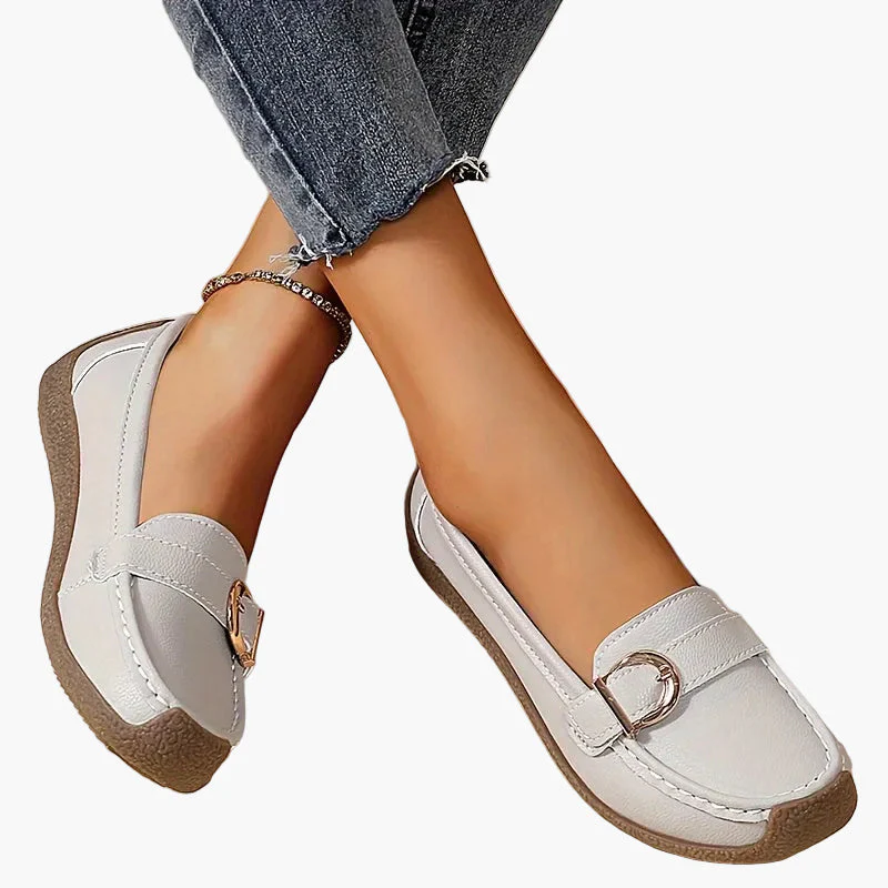 Mocassins décontractés pour femme avec boucle élégante – Style quotidien confortable - Image 6