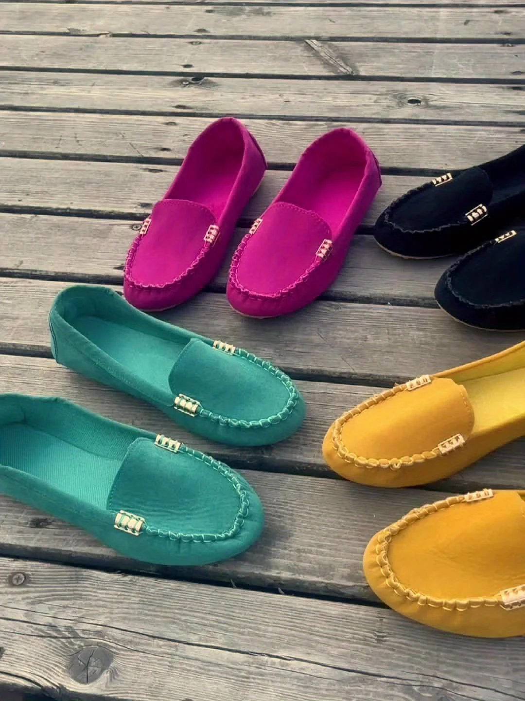 Mocassins Décontractés Femme Style Loafer Chic Quotidien - Image 13