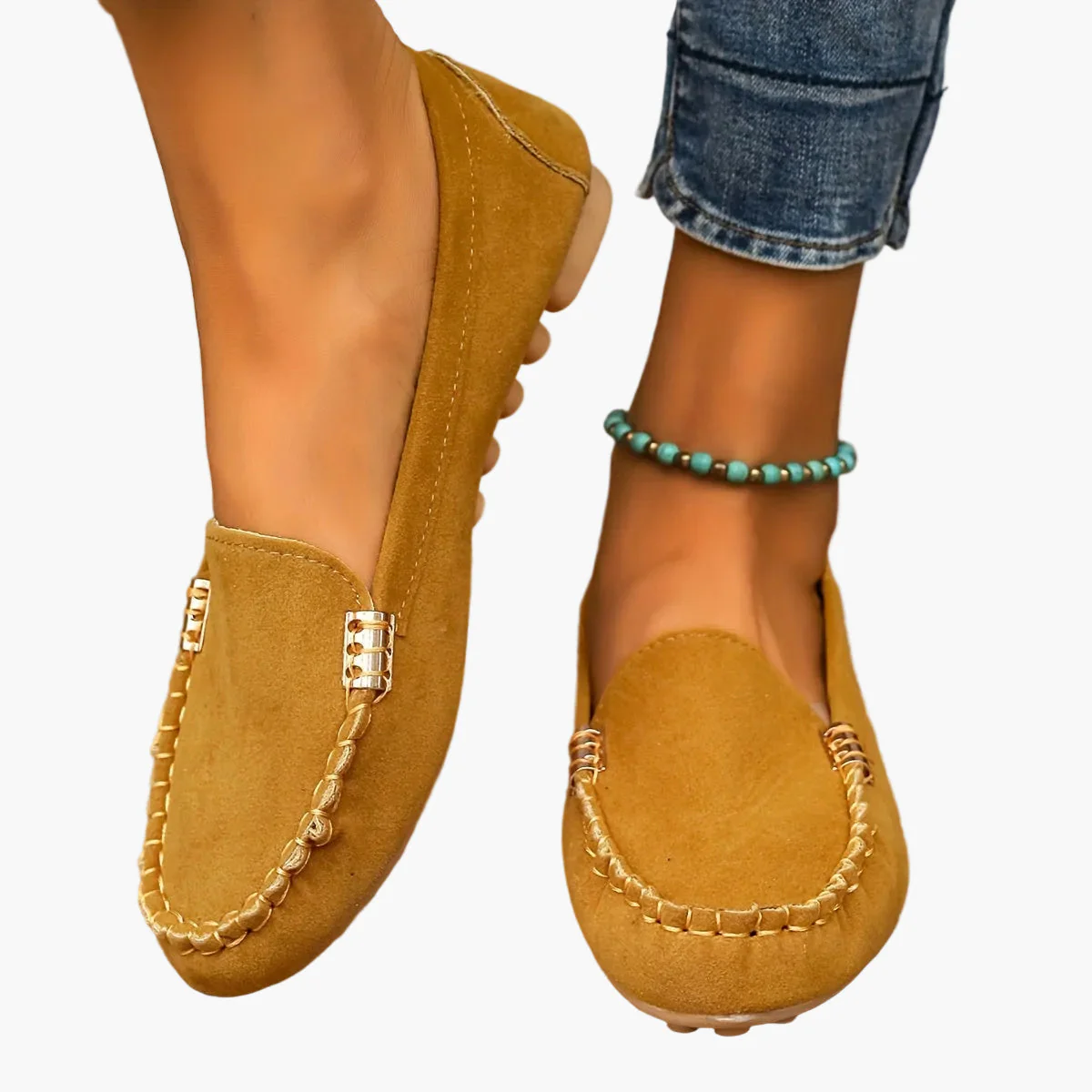 Mocassins Décontractés Femme Style Loafer Chic Quotidien - Image 3