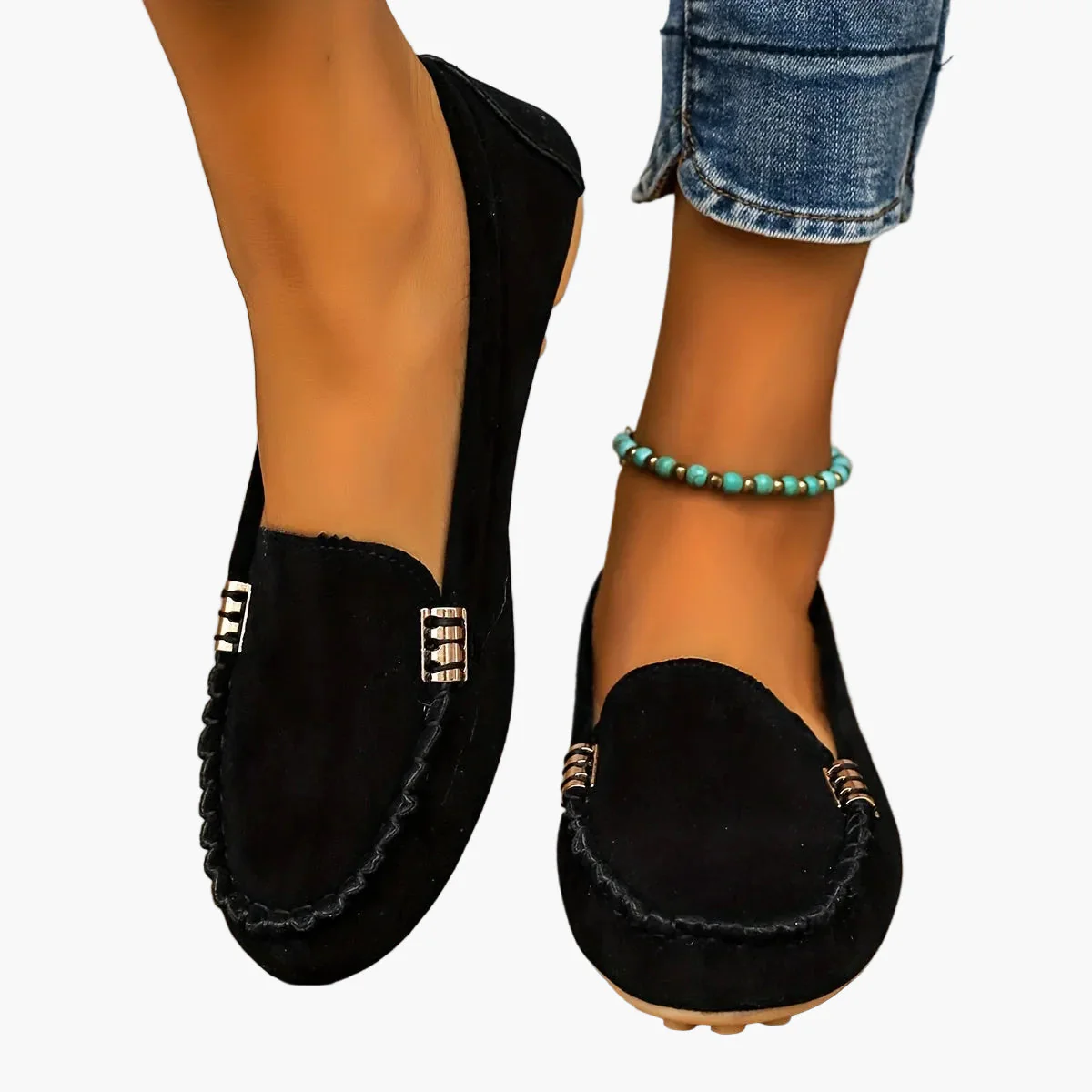 Mocassins Décontractés Femme Style Loafer Chic Quotidien - Image 5