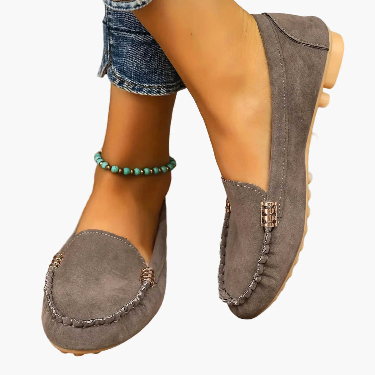 Mocassins Décontractés Femme Style Loafer Chic Quotidien - Image 6