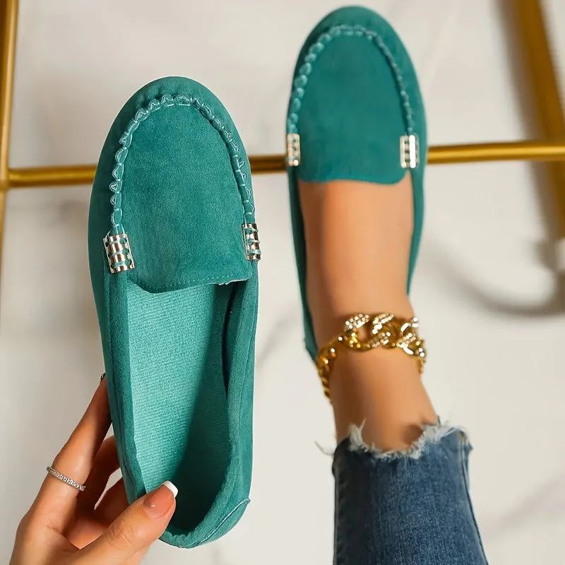 Mocassins Décontractés Femme Style Loafer Chic Quotidien - Image 7