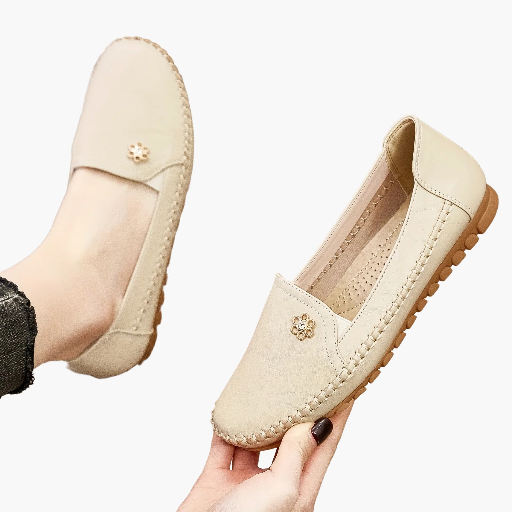 Mocassins décontractés pour femme style penny loafer confort quotidien - Image 8