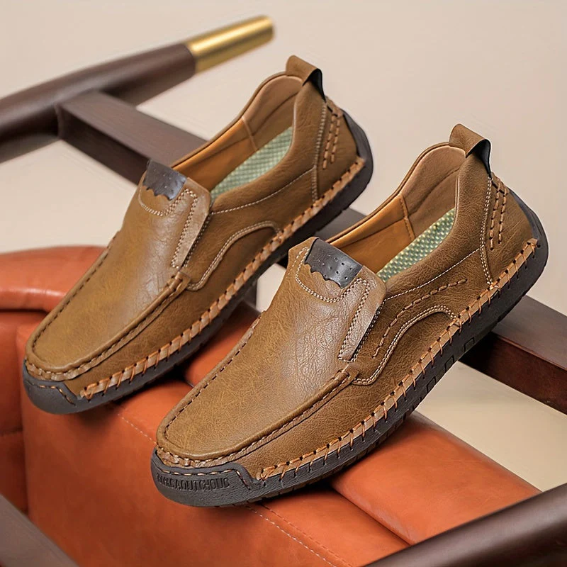 Mocassins décontractés pour homme style anglais – chaussures de ville confortables à enfiler - Image 2