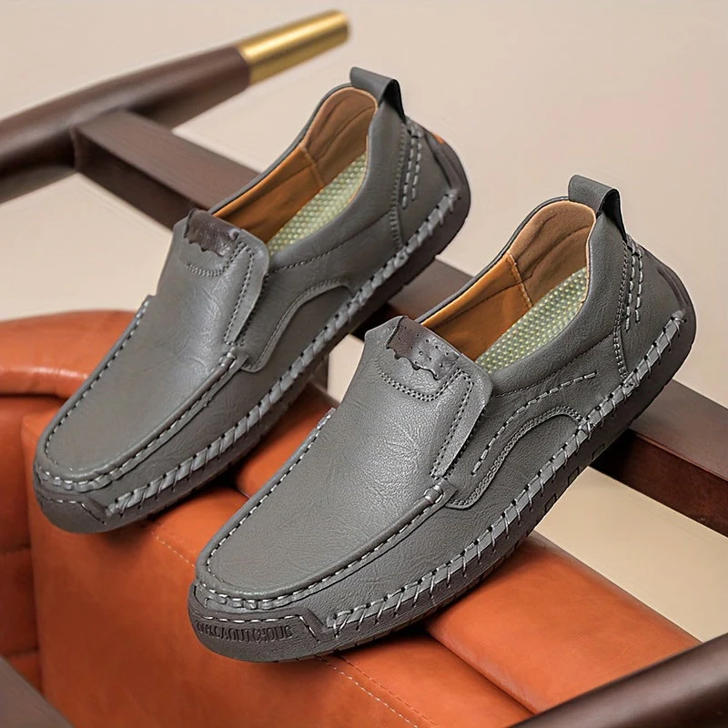 Mocassins décontractés pour homme style anglais – chaussures de ville confortables à enfiler - Image 3